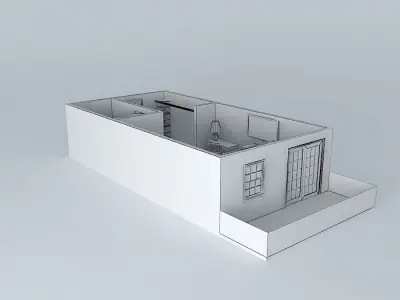 Luxury Hotel Room Free 3D model