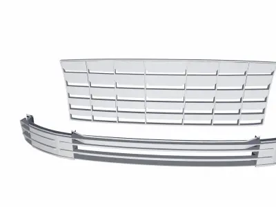 Venue Grill Front Low-poly 3D model