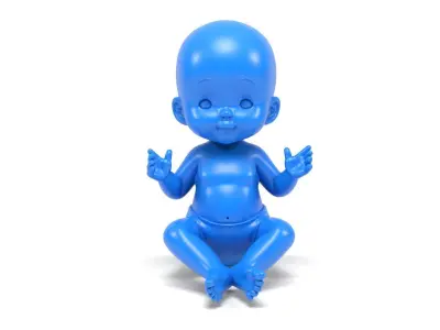 Baby figurine 3D print model