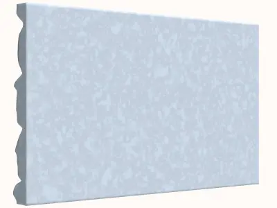 Fissured Granite Wall Detail 3D model