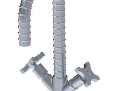 Elegant Wash Mixer Tap 3D print model