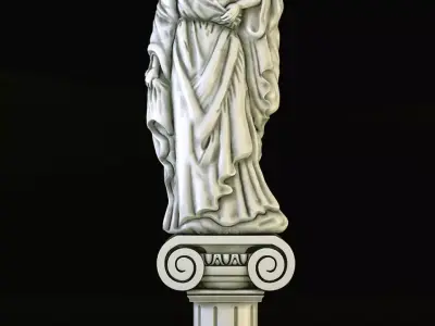 Statue of leady 3D print model