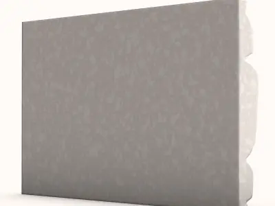 Rustic Stone Masonry Panel 3D model