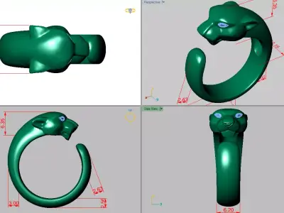Phanter Ring 3D print model