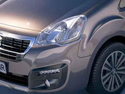 Peugeot Partner 2016 3D model