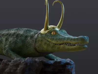 Alligator Loki 3D model