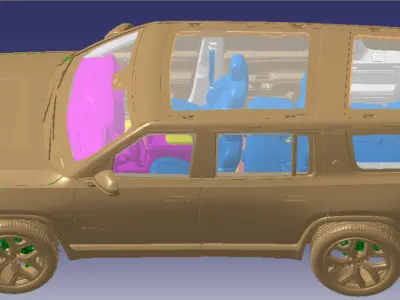 R1S Launch Edition 2022 Vehicle 3d scan data 3D model 3D model