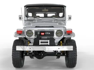 Toyota Fj40 1980 Custom Desing OBJ 3D model