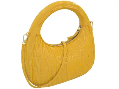 Miu Miu Wander Matelasse Hobo Bag Low-poly 3D model