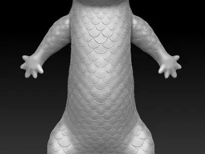 LIZARD GECKO 3d model PBR TEXTURED includes Hi Poly model Low-poly 3D model