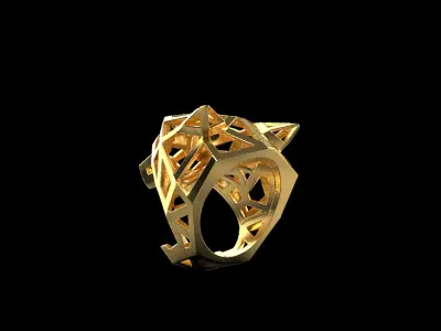 Panther Ring 51040 3D print model