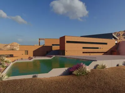 LABORATORY BUILDING 3DMODEL 3D model