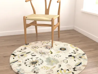 Rugs No 734 Low-poly 3D model