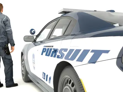 Patrolman 4K 3D model