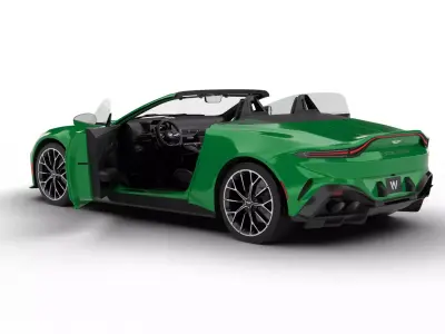 Aston Martin Vantage Roadster 2026 HQ 3d model 3D model