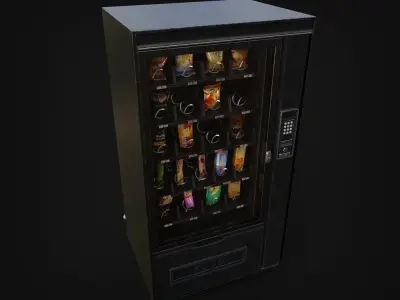 Vending Machine Low-poly 3D model