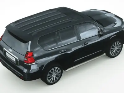 Toyota Land Cruiser Prado 2018 Low-poly 3D model