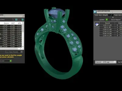 ring code 136 3D print model
