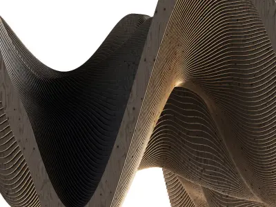 Parametric hall n5 3D model
