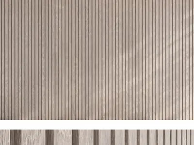 Wood panel set v02 3D model