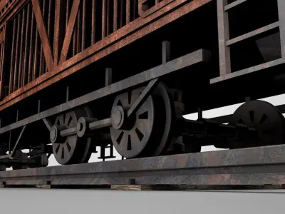 LL Sheep Wagon 3D model