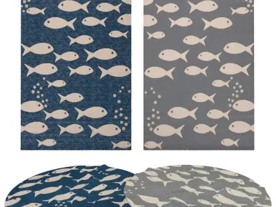 Rugs No 670 Low-poly 3D model