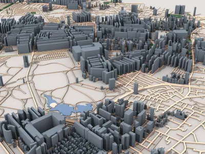 Liverpool City 3D model