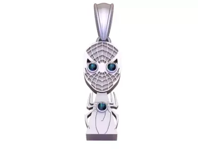 Golden Geometric Guardian Pendant  3D print model