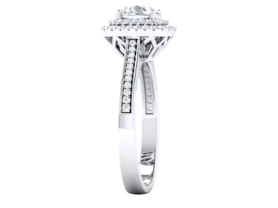 Solitaire ring model 3D print model purchase