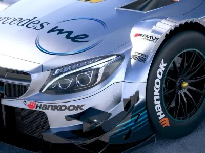 Mercedes AMG C-coupe c63 DTM 2017 3D model