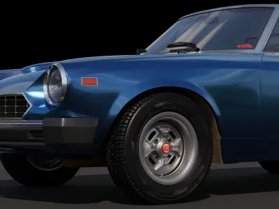 Fiat 124 Sport Spider   3D model