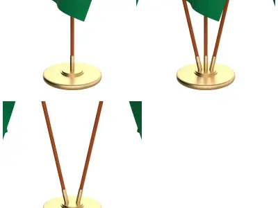 Nigeria Flag Pack 3D model