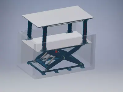 Scissor Lift Cardok Multi Double your space 3D model