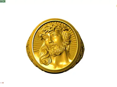 RING JESUS 3D print model