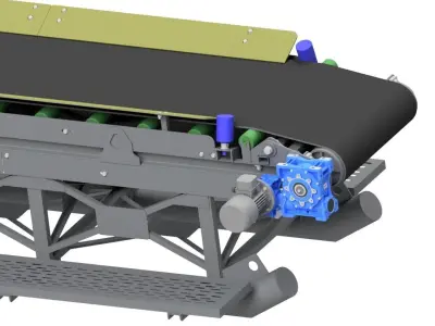 conveyor belt machine 3D print model
