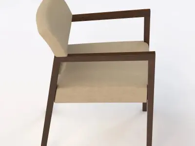 Camille Chair by Gunlocke 3D model