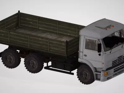 Vehicle - Truck 06 Low-poly 3D model