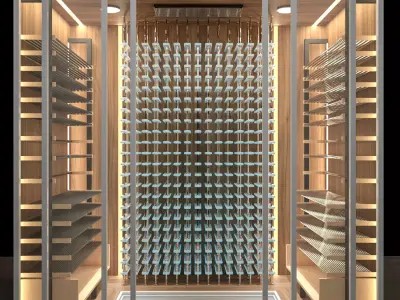Wine Cellar 4 3D model