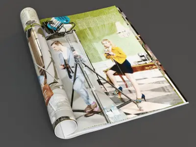 Magazine Set 2 summer 3D model