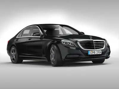 Mercedes Benz S Class 2014 3D model