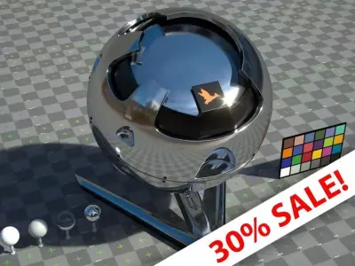 Chrome - VRay shader Texture