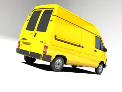 Renault Trafic I T1300 L2H2 Low-poly 3D model