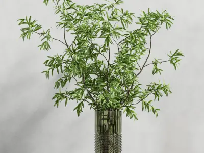 Collaction Plants Bouquet 15 3D model