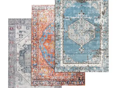Rug Set 1344 3D model