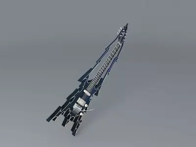 Sands Custom XLI guitar Free 3D model