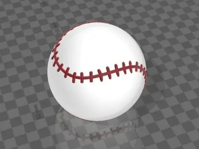 softball - multiextruder colorprintable  3D print model