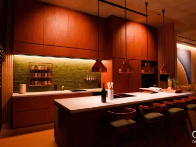 2026 Modern Modular House 3 for Blender Eevee and Cycles 3D model