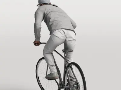 Humano Biking Man 0817 3D model