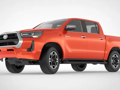 Toyota Hilux Double Cab 4WD 2020 3D model