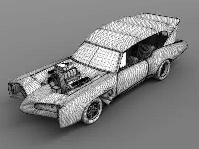 Monkee Mobile 3D model
